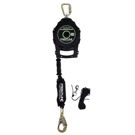 Frontline RPGCLE Self-Retracting Lifeline, 50 ft Length, 1 Leg(s), 310 lbs Weight Capacity RPGC50LE
